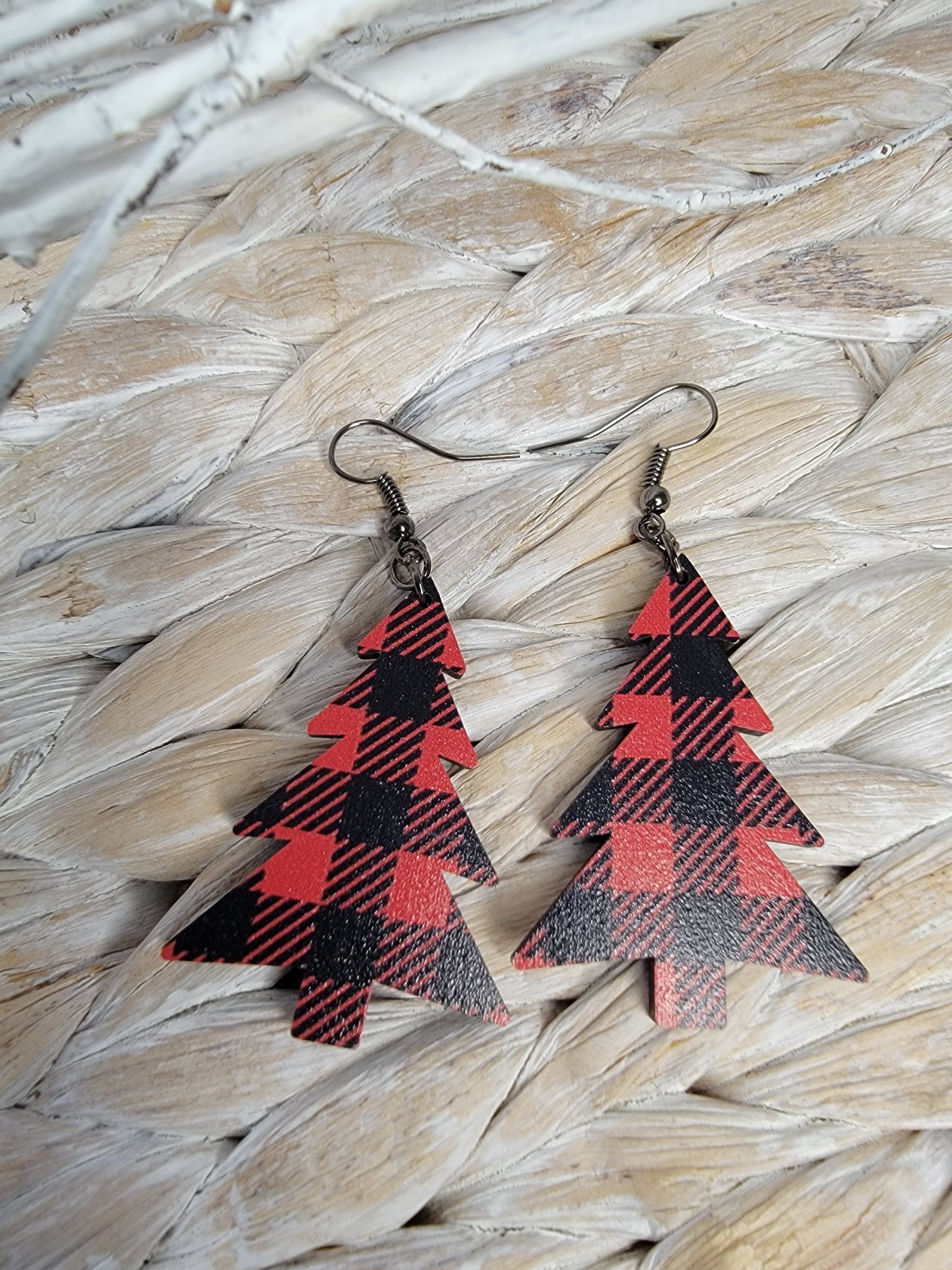 Buffalo Plaid Tree Dangles