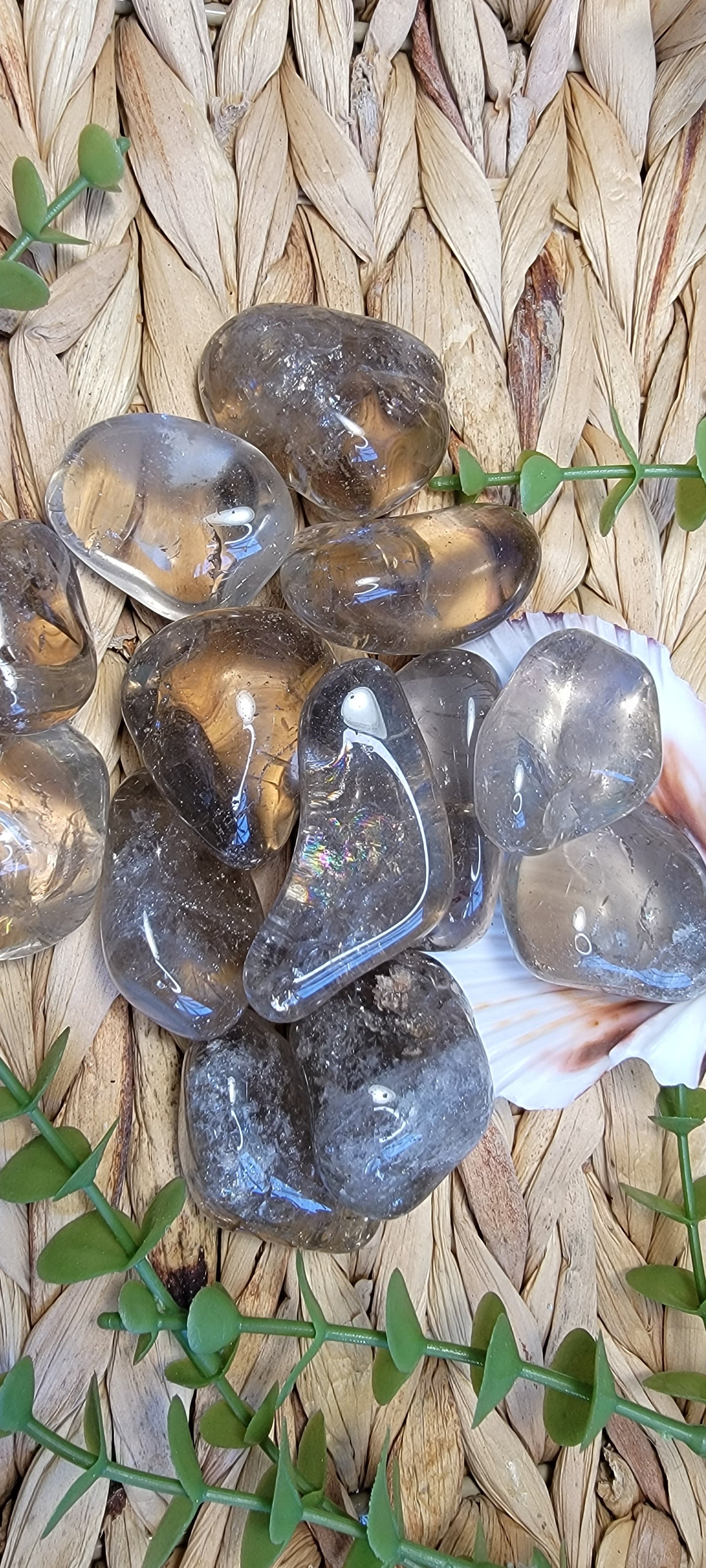 Smoky Quartz Tumbles Bayside Treasures