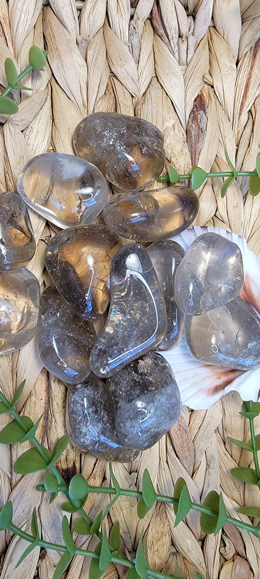 Smoky Quartz Tumbles Bayside Treasures