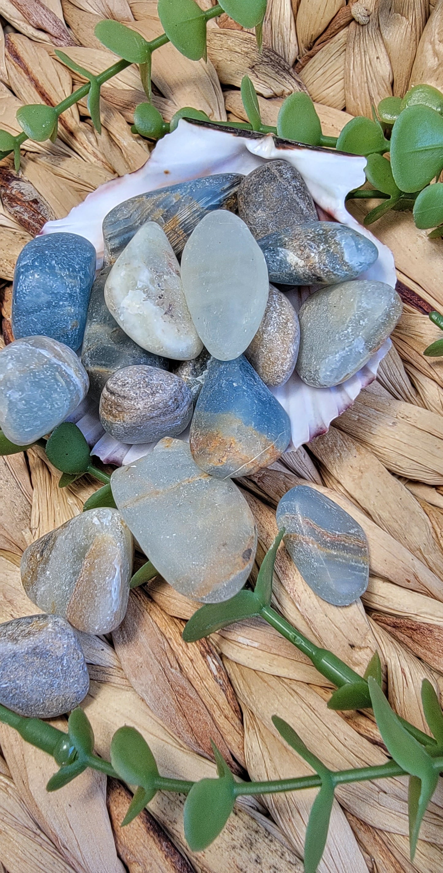 Blue Onxy Tumbles Bayside Treasures