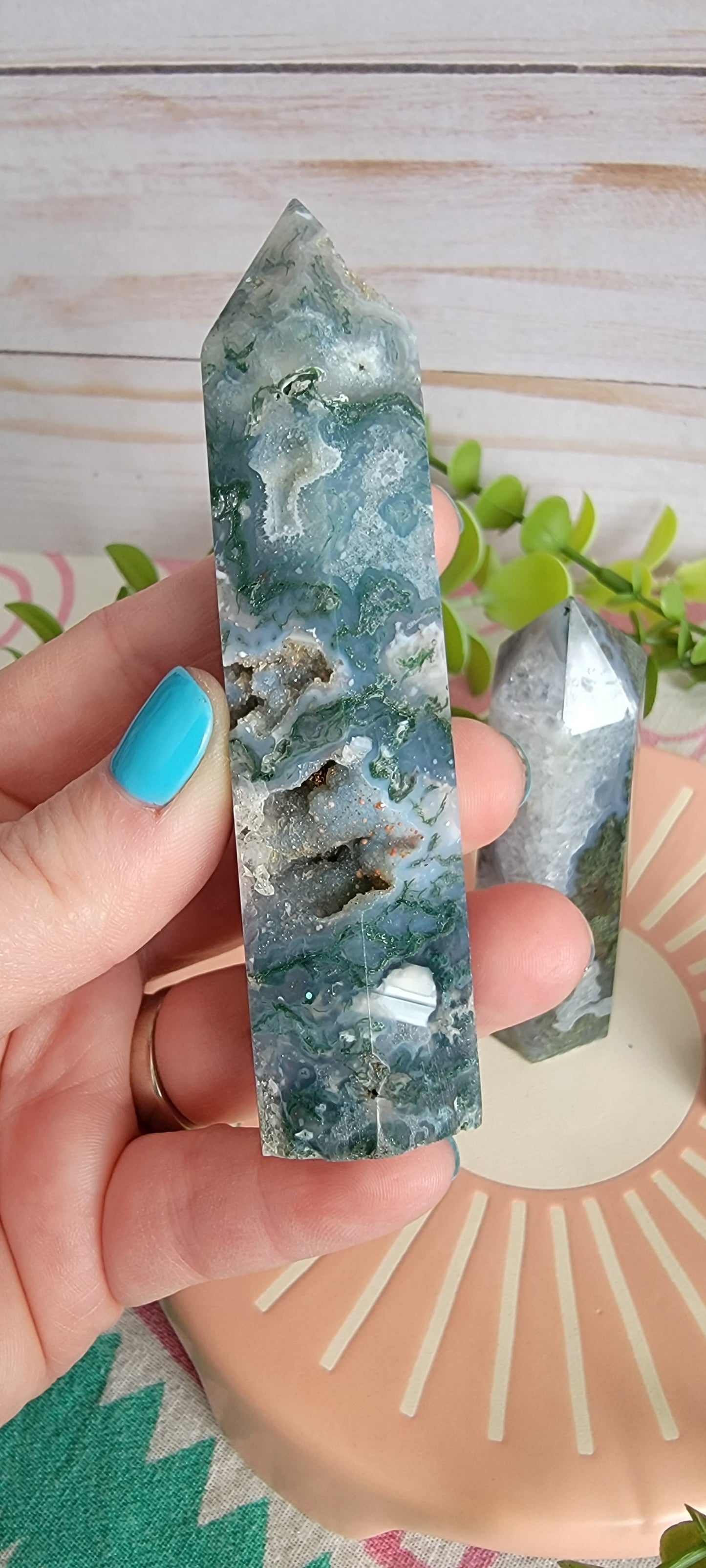 Moss Agate Towers Bayside Treasures