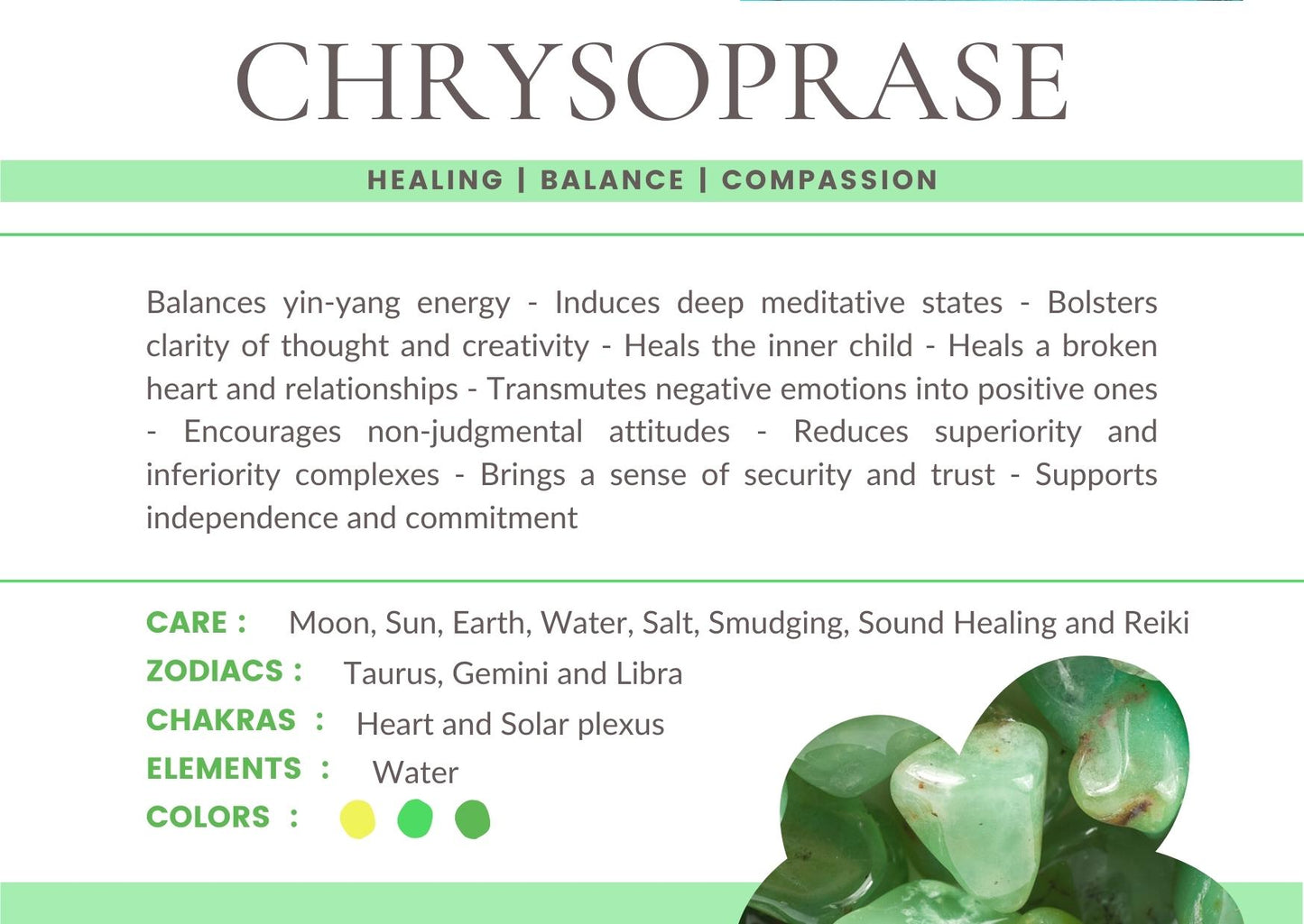 Chrysoprase Bracelet Bayside Treasures