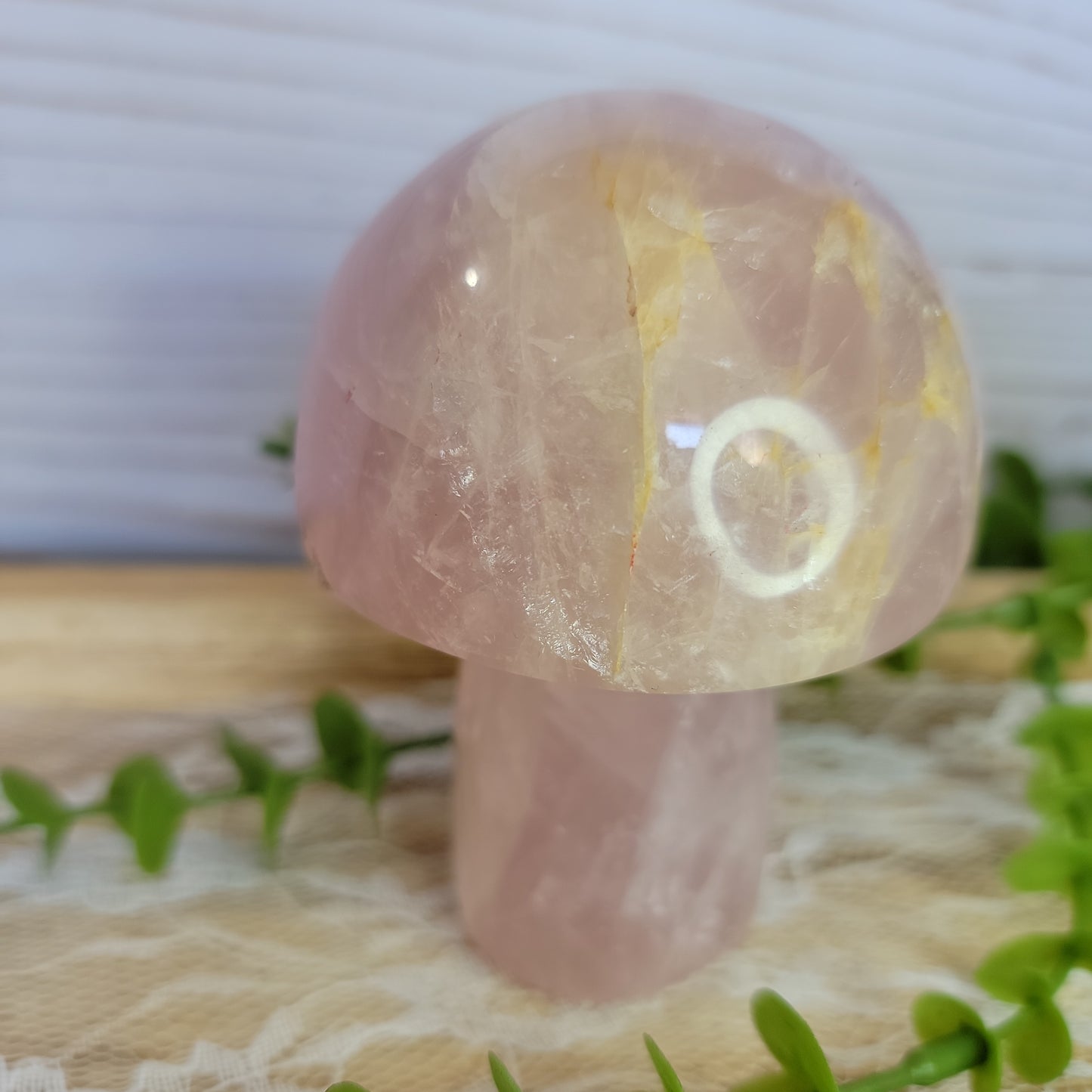 Rose Quartz Mushroom