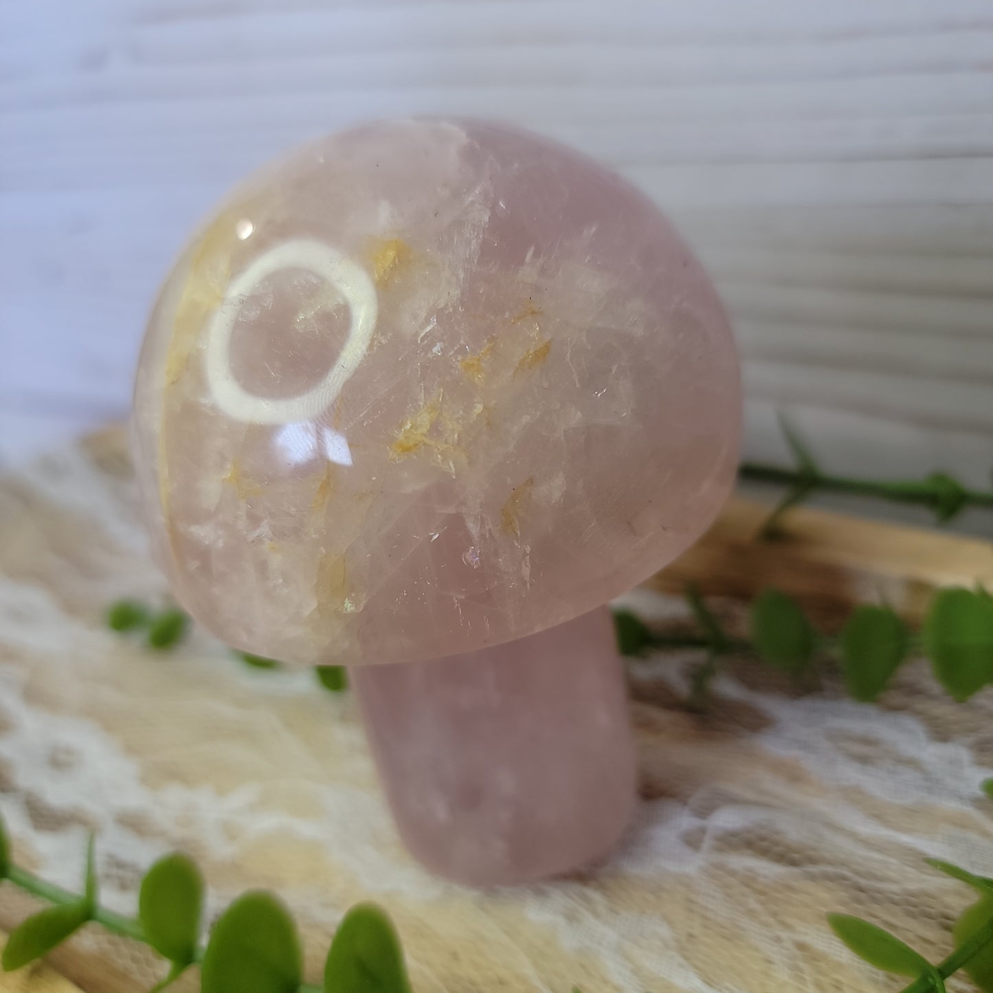 Rose Quartz Mushroom