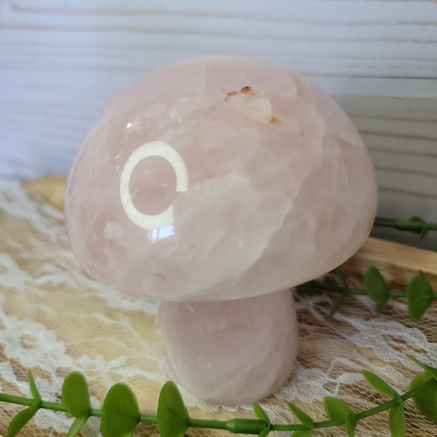 Rose Quartz Mushroom