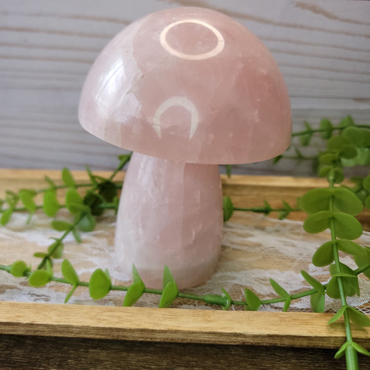 Rose Quartz Mushroom