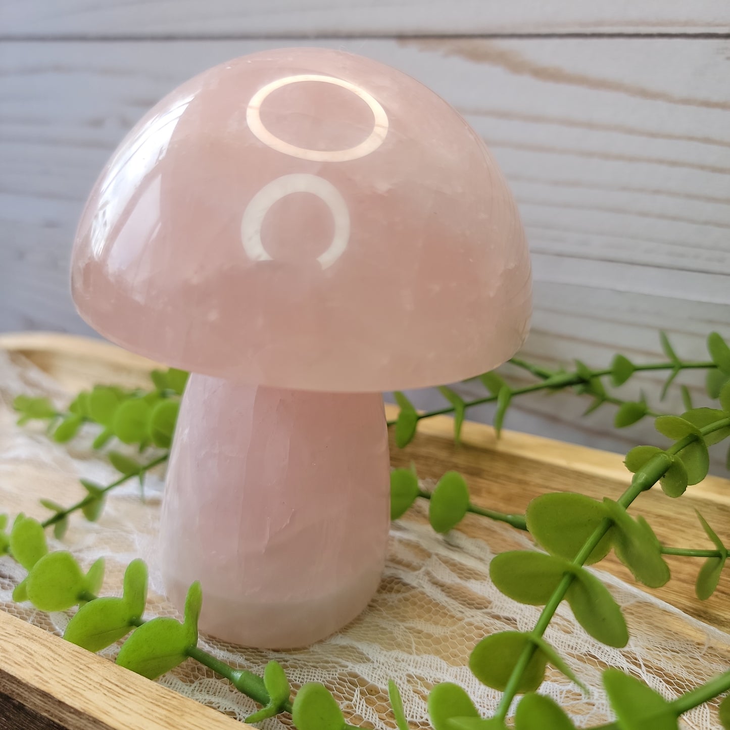 Rose Quartz Mushroom