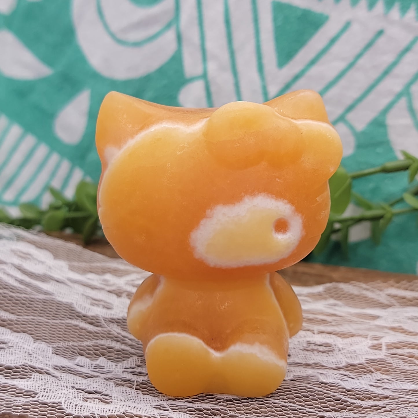 Orange Calcite Kitty