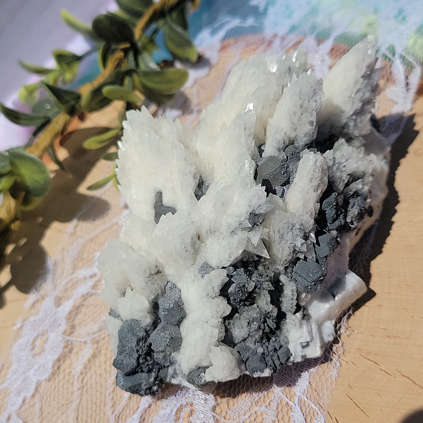 Cave Calcite w/Pyrite (UV Reactive)