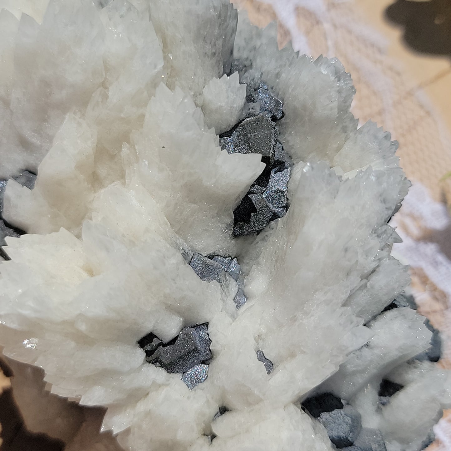 Cave Calcite w/Pyrite (UV Reactive)