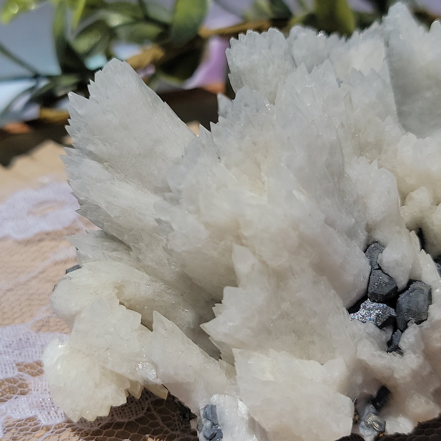 Cave Calcite w/Pyrite (UV Reactive)