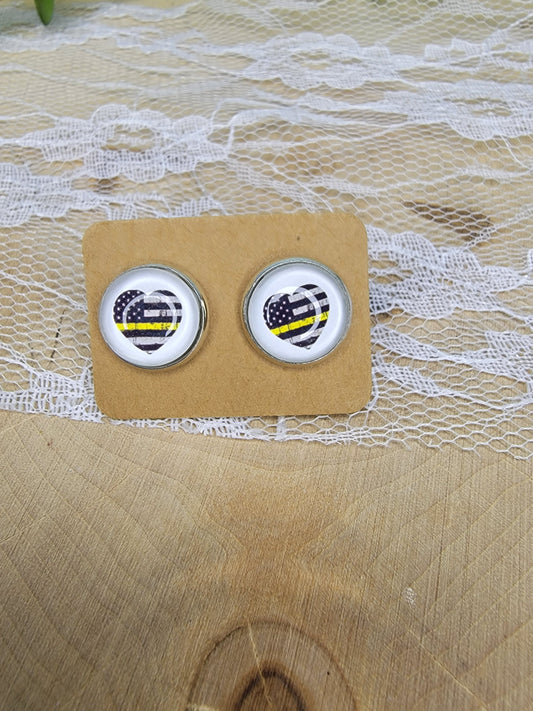 Yellow Line Studs