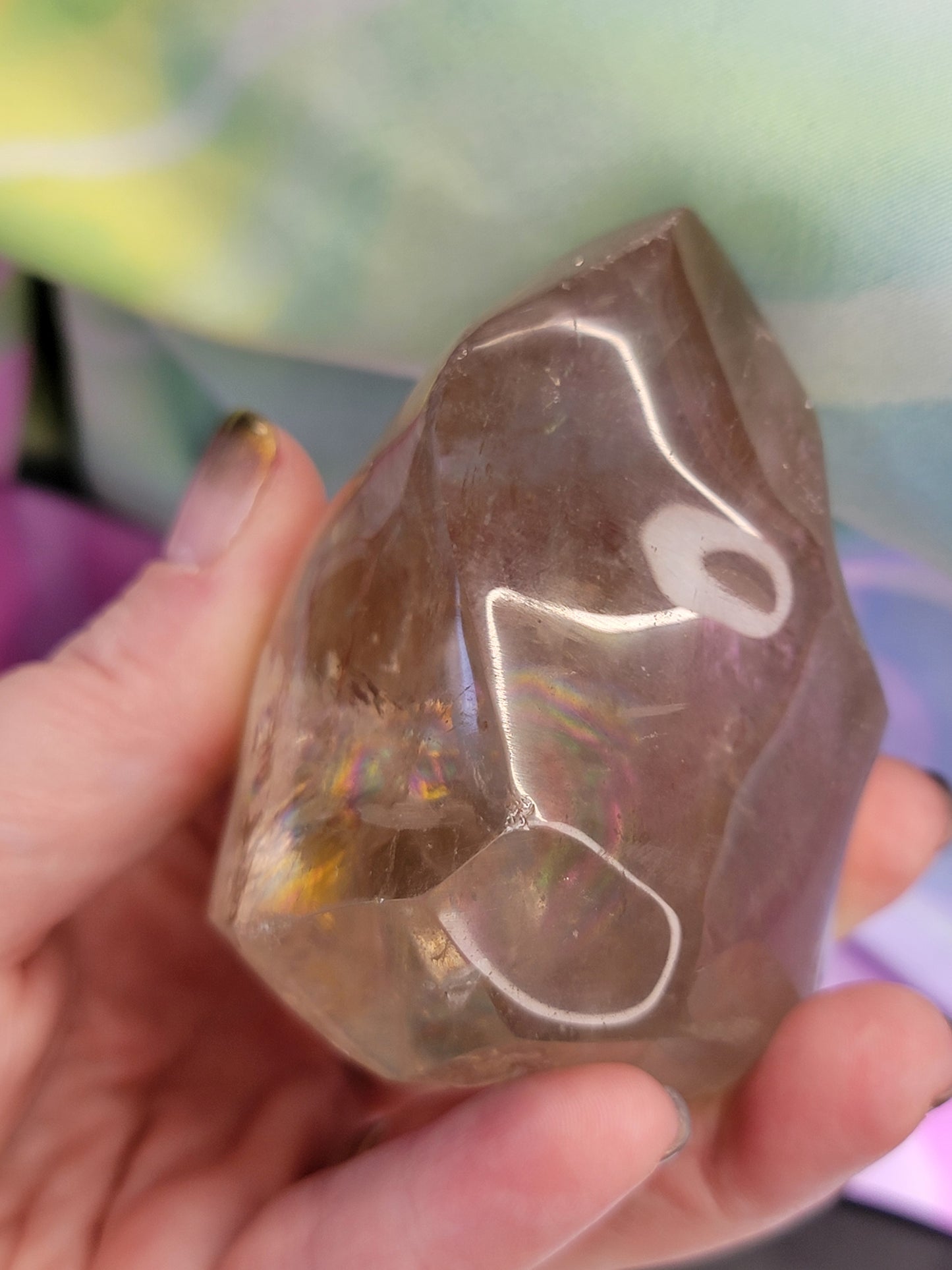 Smoky Quartz Flame