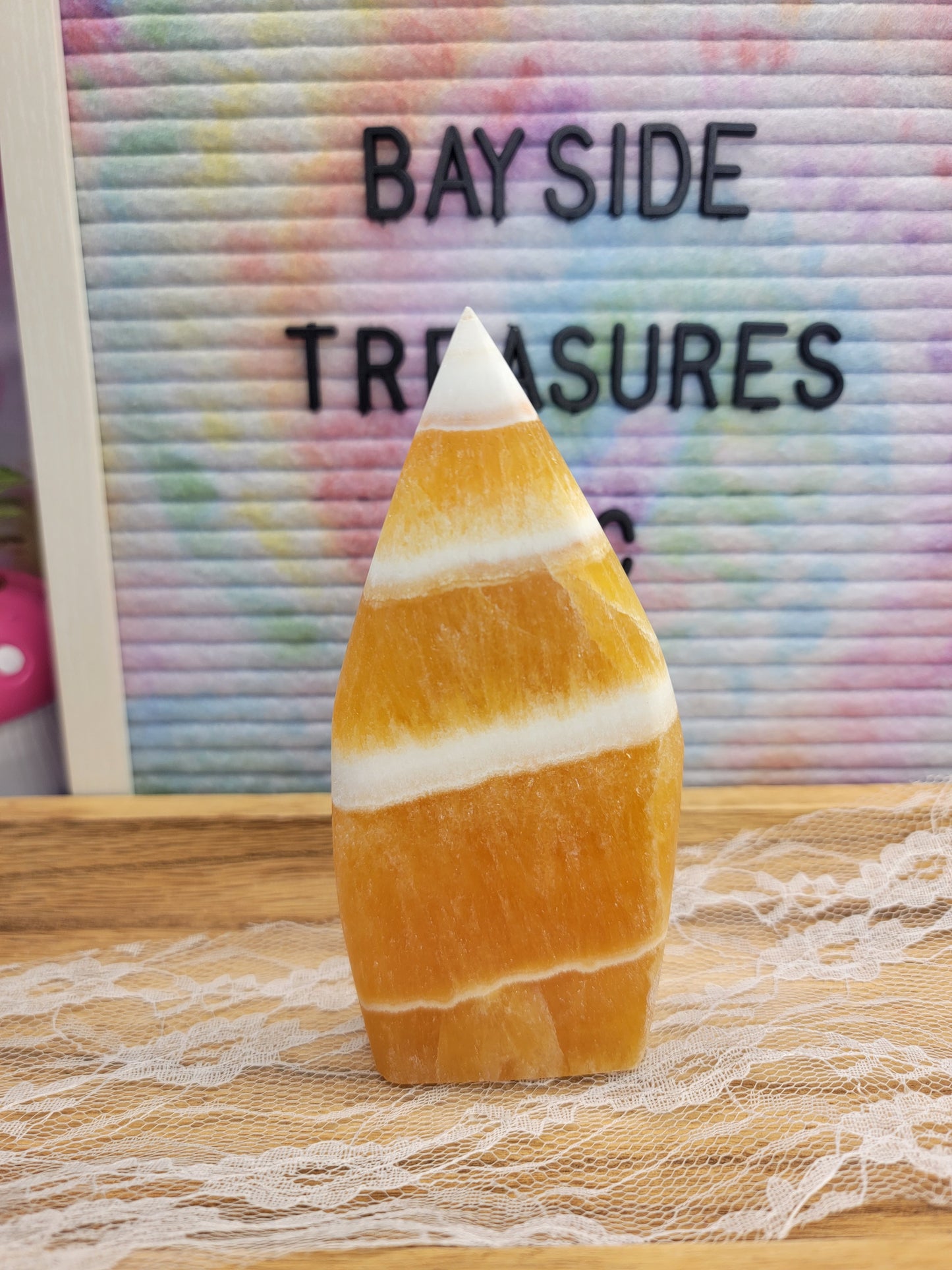 Orange Calcite Sail