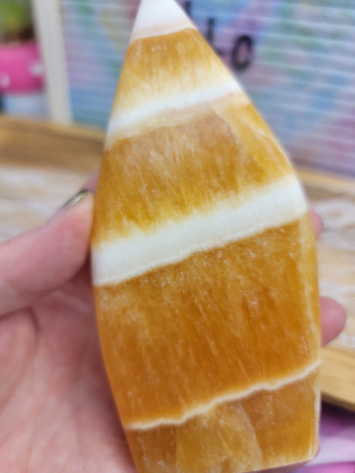 Orange Calcite Sail