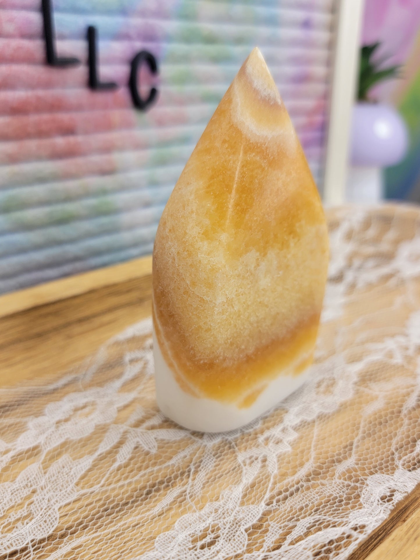 Orange Calcite Sail