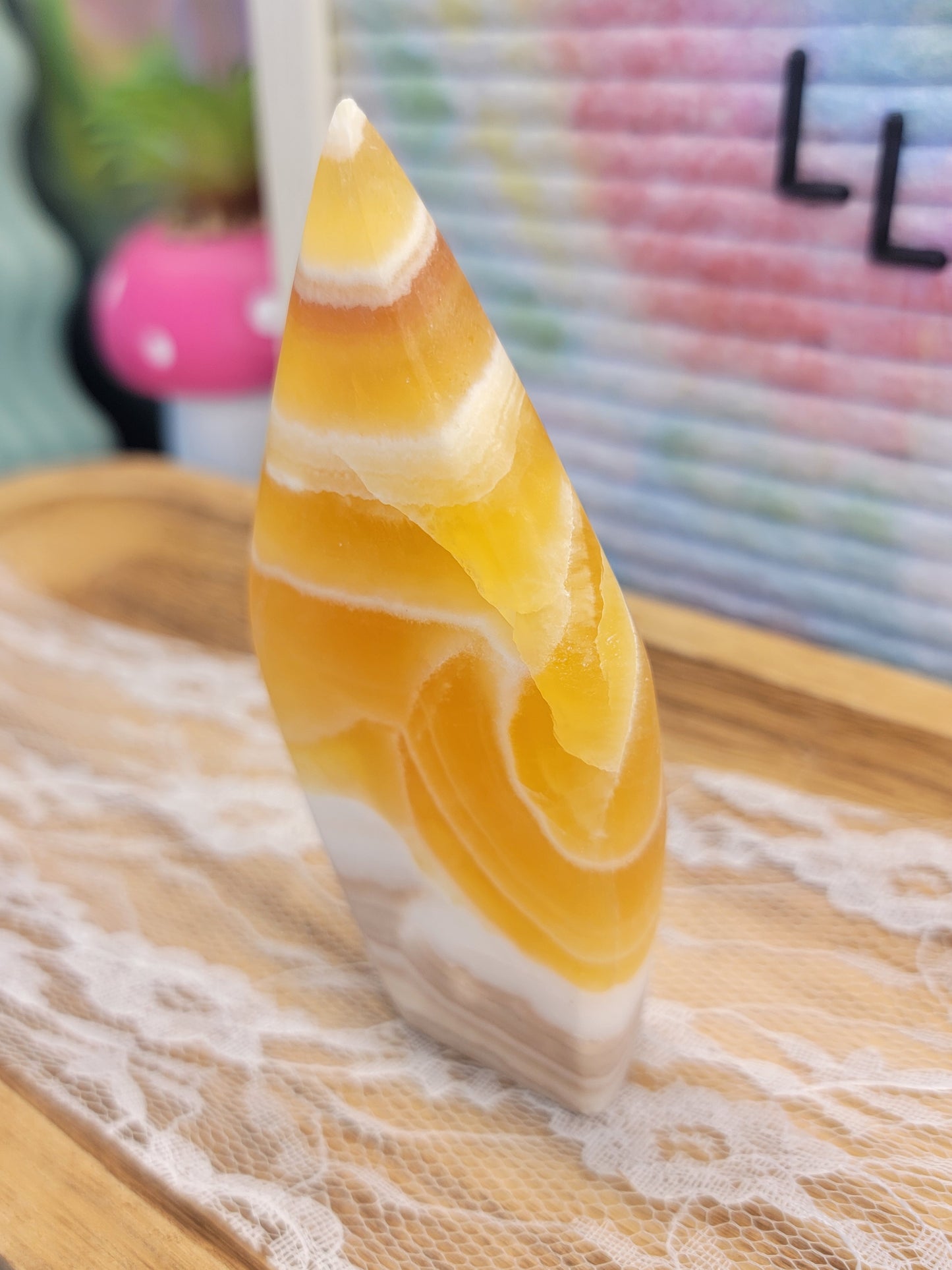 Orange Calcite Sail