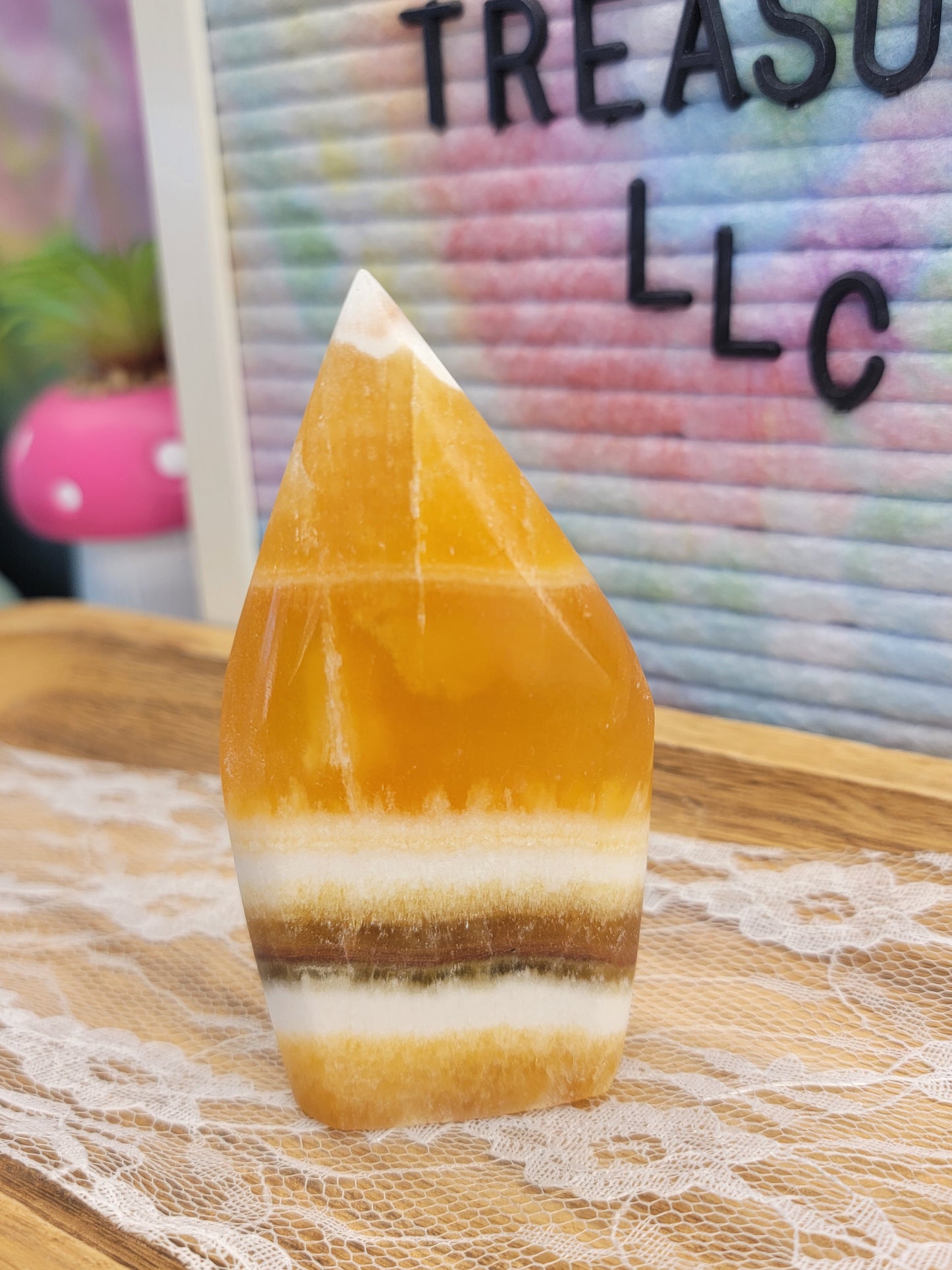 Orange Calcite Sail