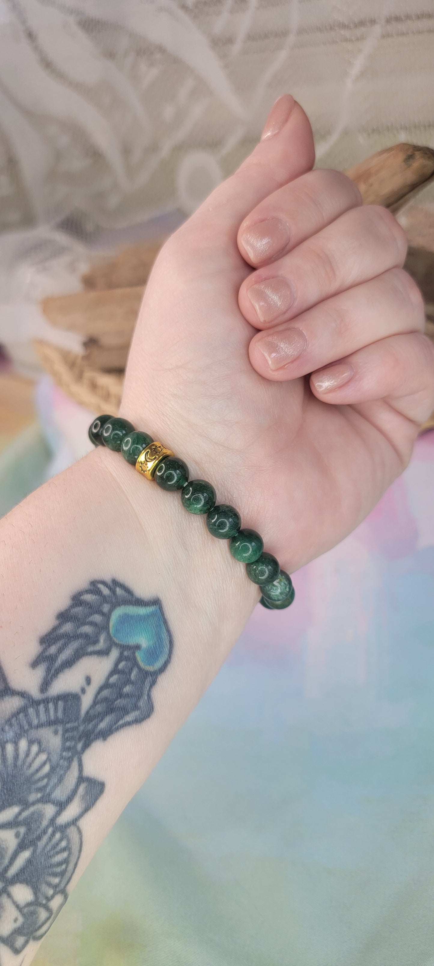 Beaded Kamite Stretch Bracelet