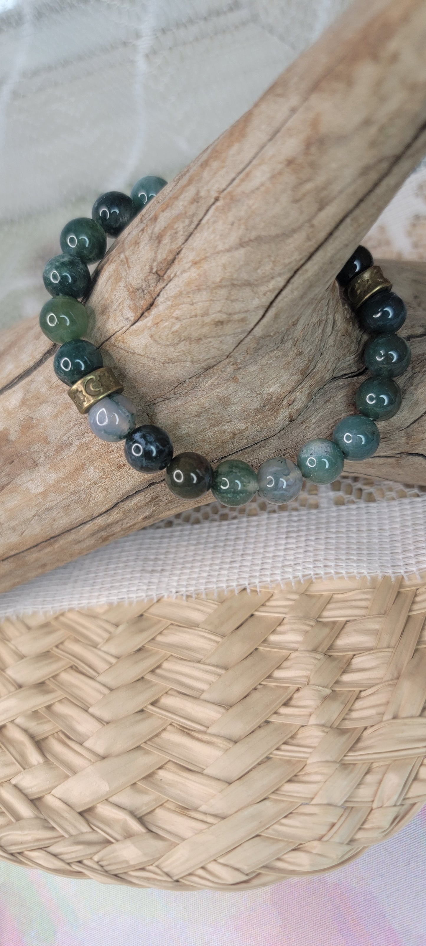 Beaded Garden Quartz Stretch Bracelet