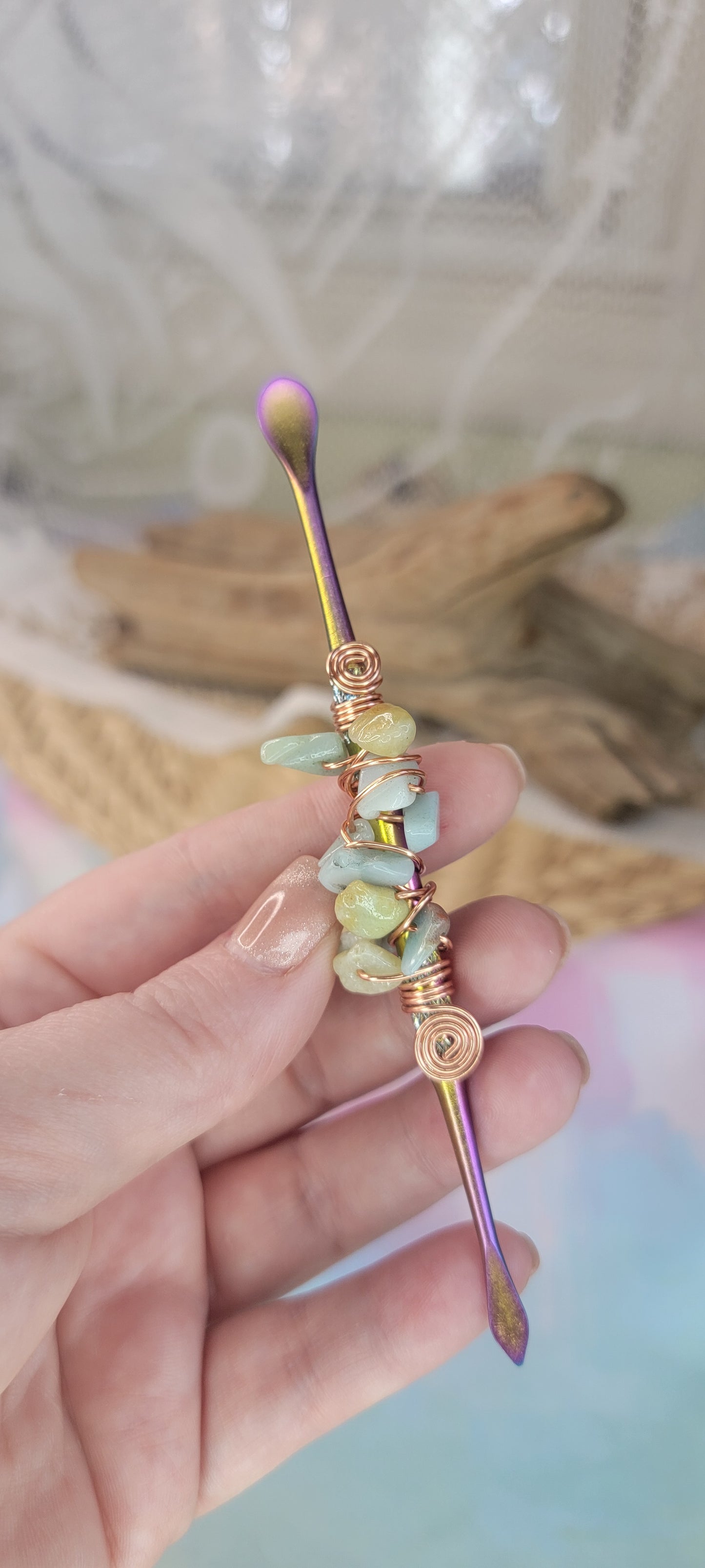 Amazonite Dab Tool