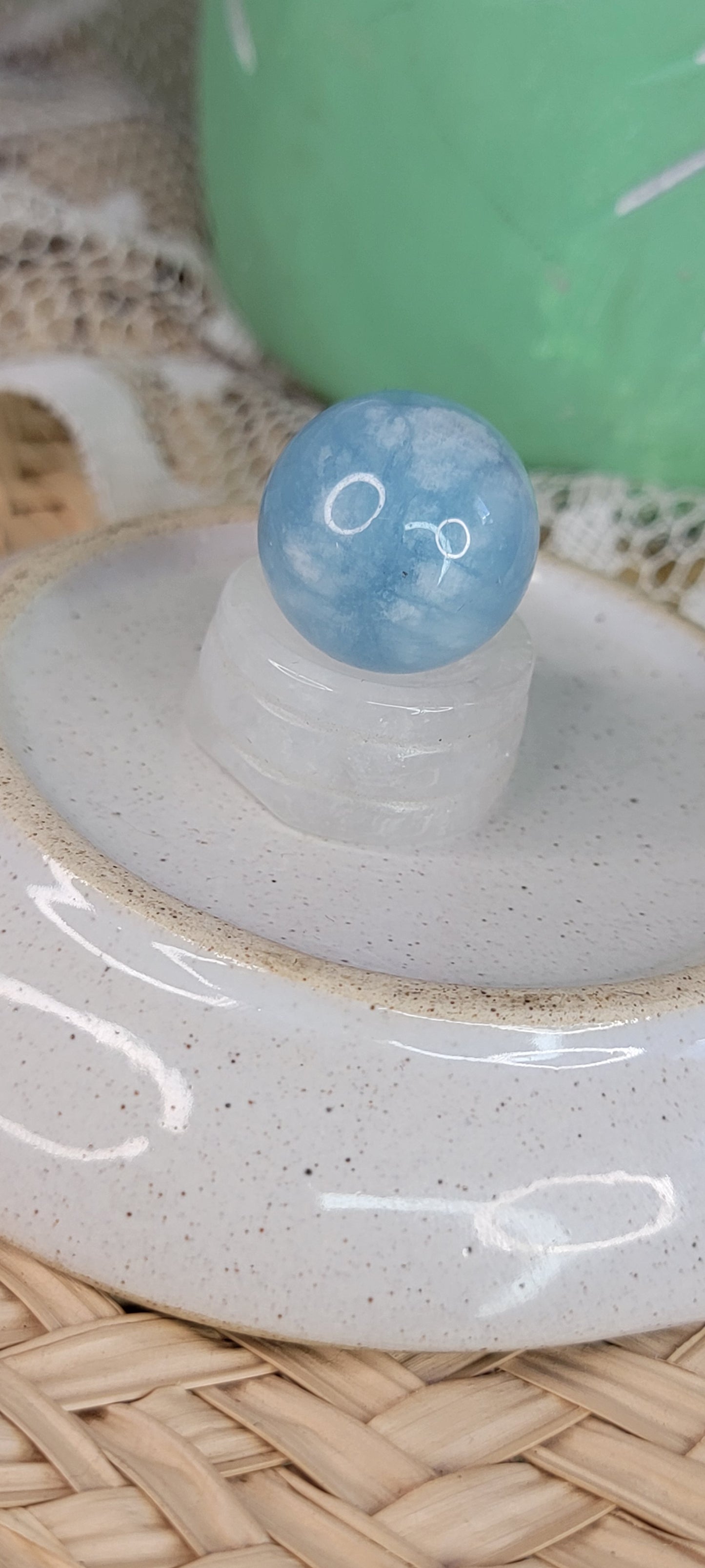 Aquamarine Mini Sphere
