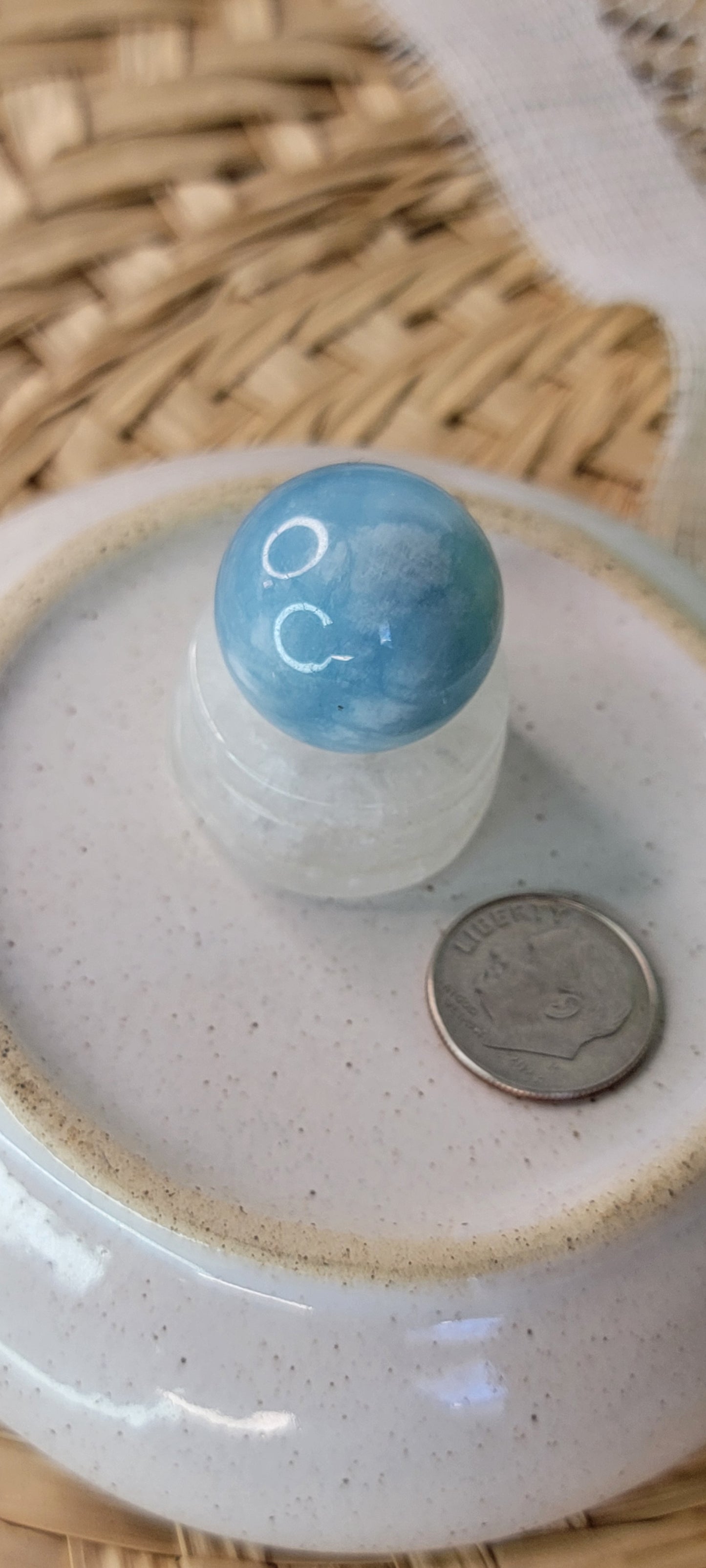 Aquamarine Mini Sphere