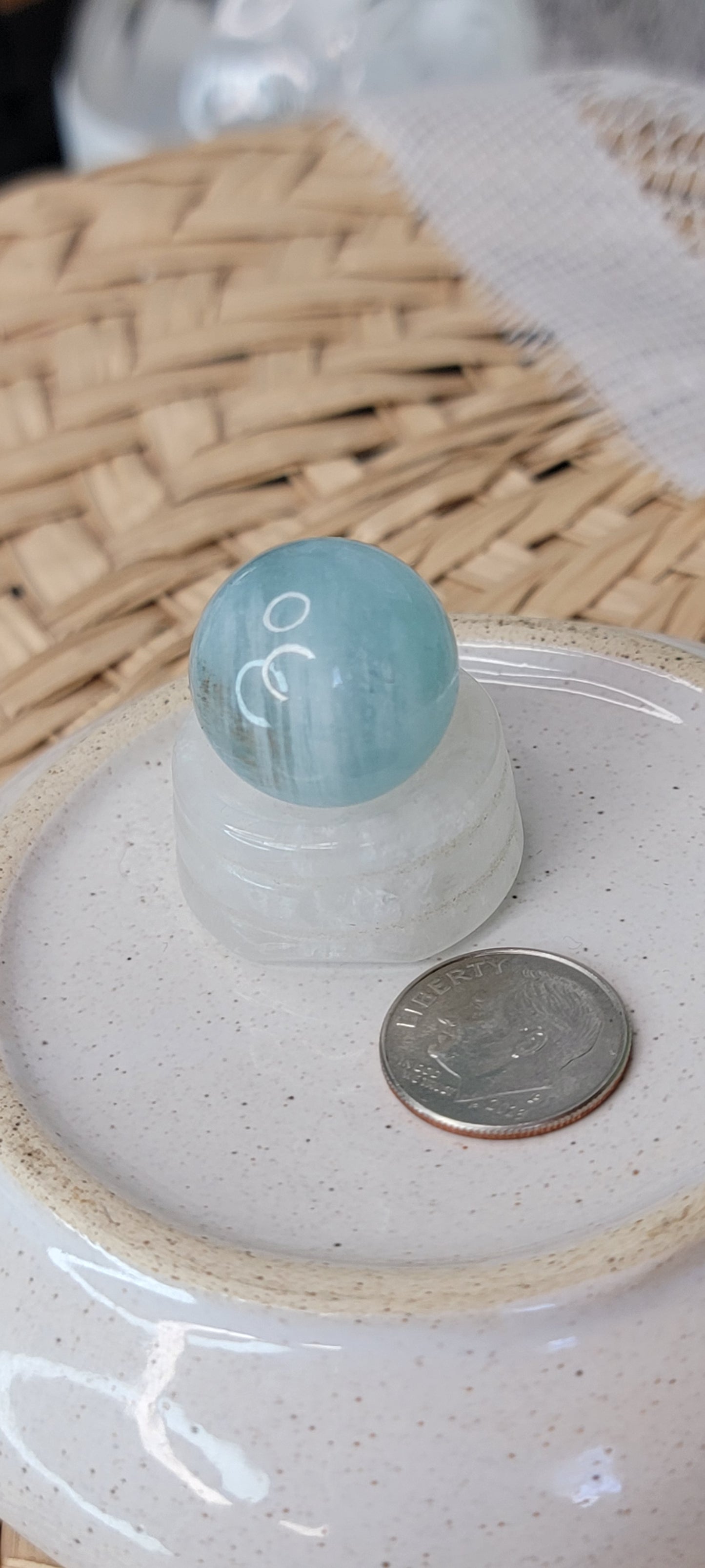 Aquamarine Mini Sphere