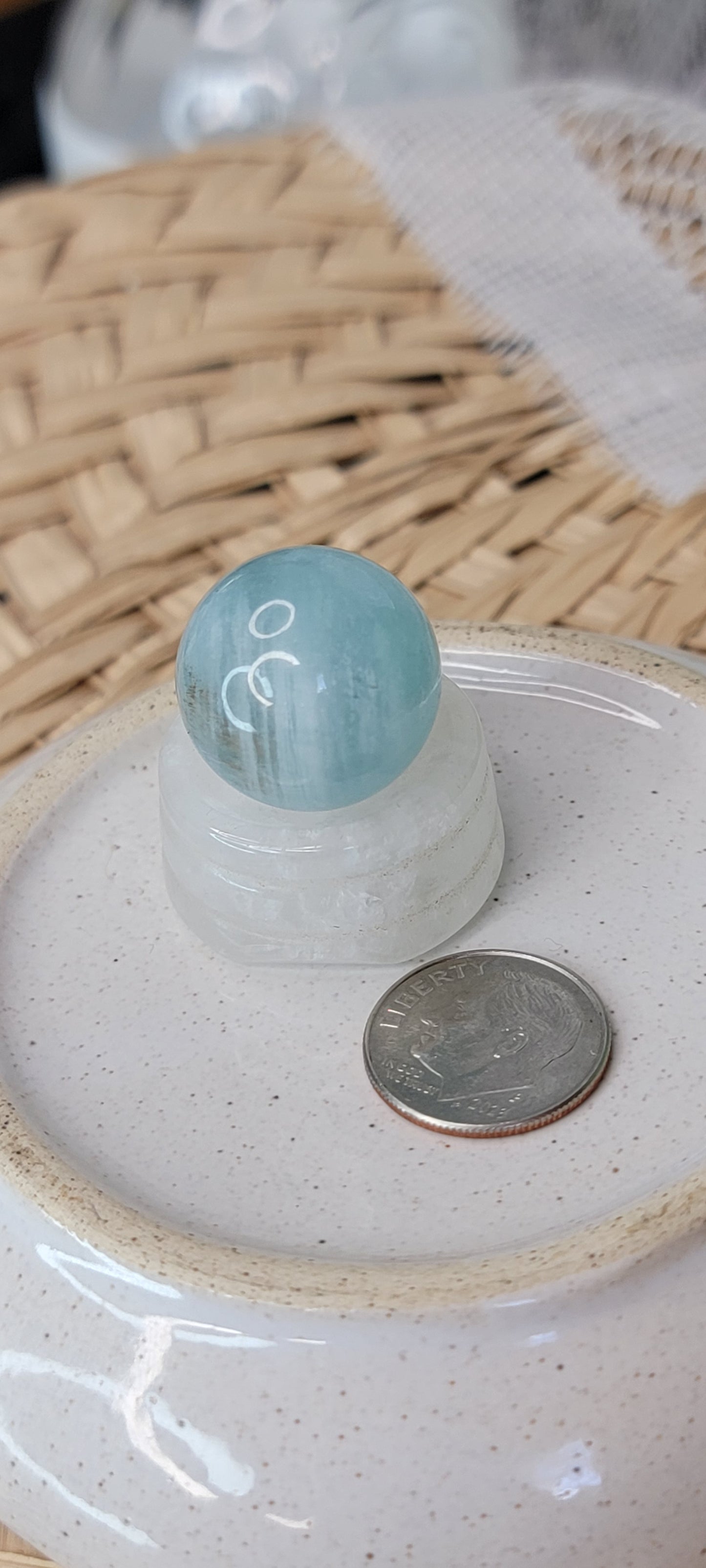 Aquamarine Mini Sphere