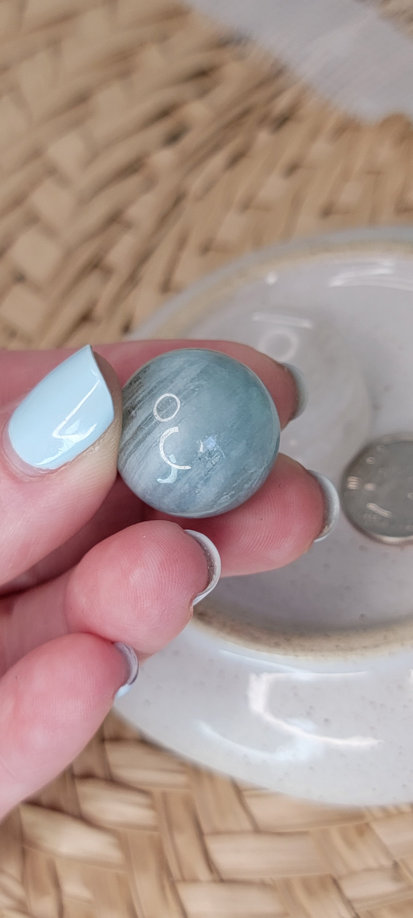 Aquamarine Mini Sphere
