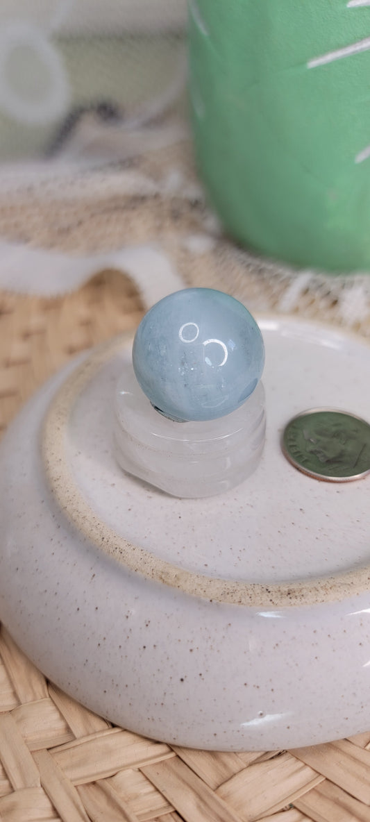 Aquamarine Mini Sphere