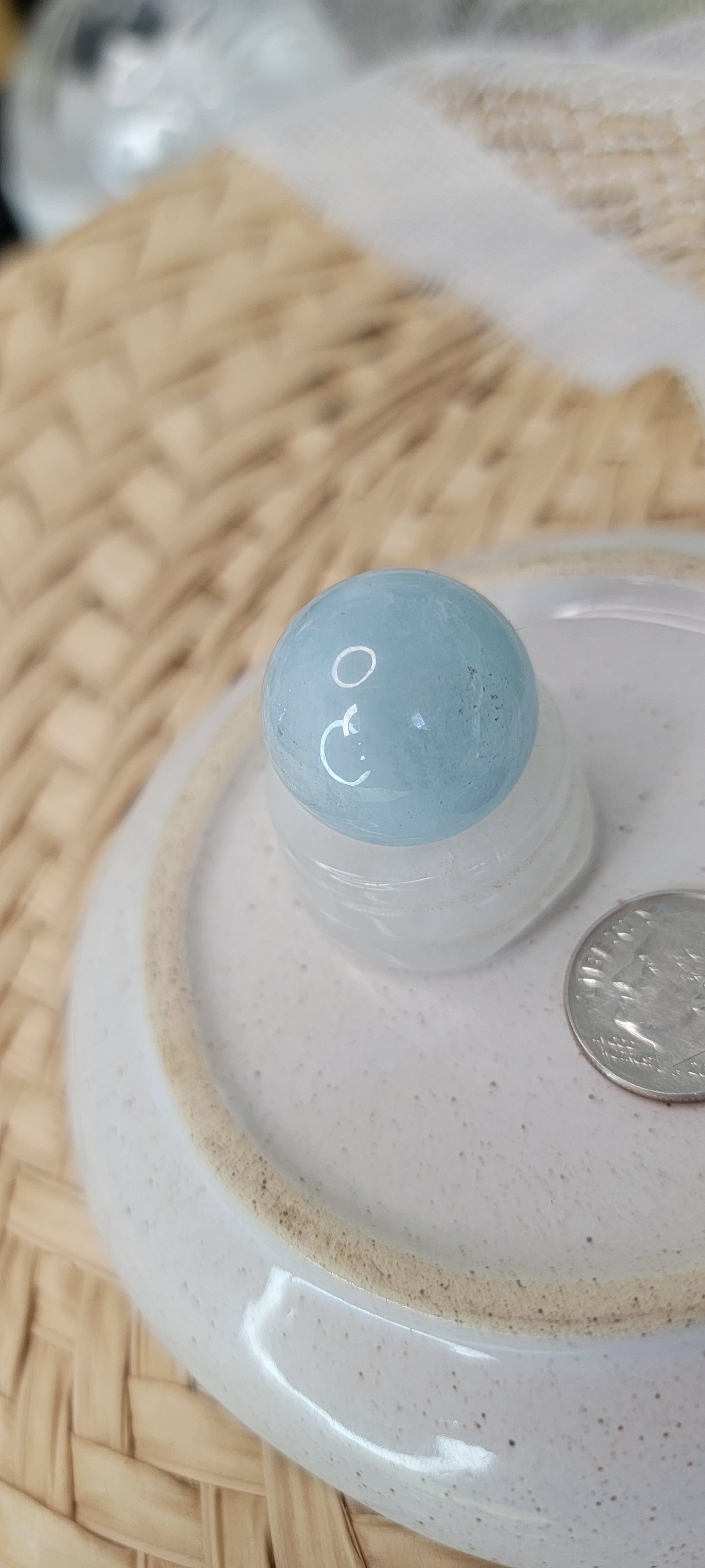 Aquamarine Mini Sphere
