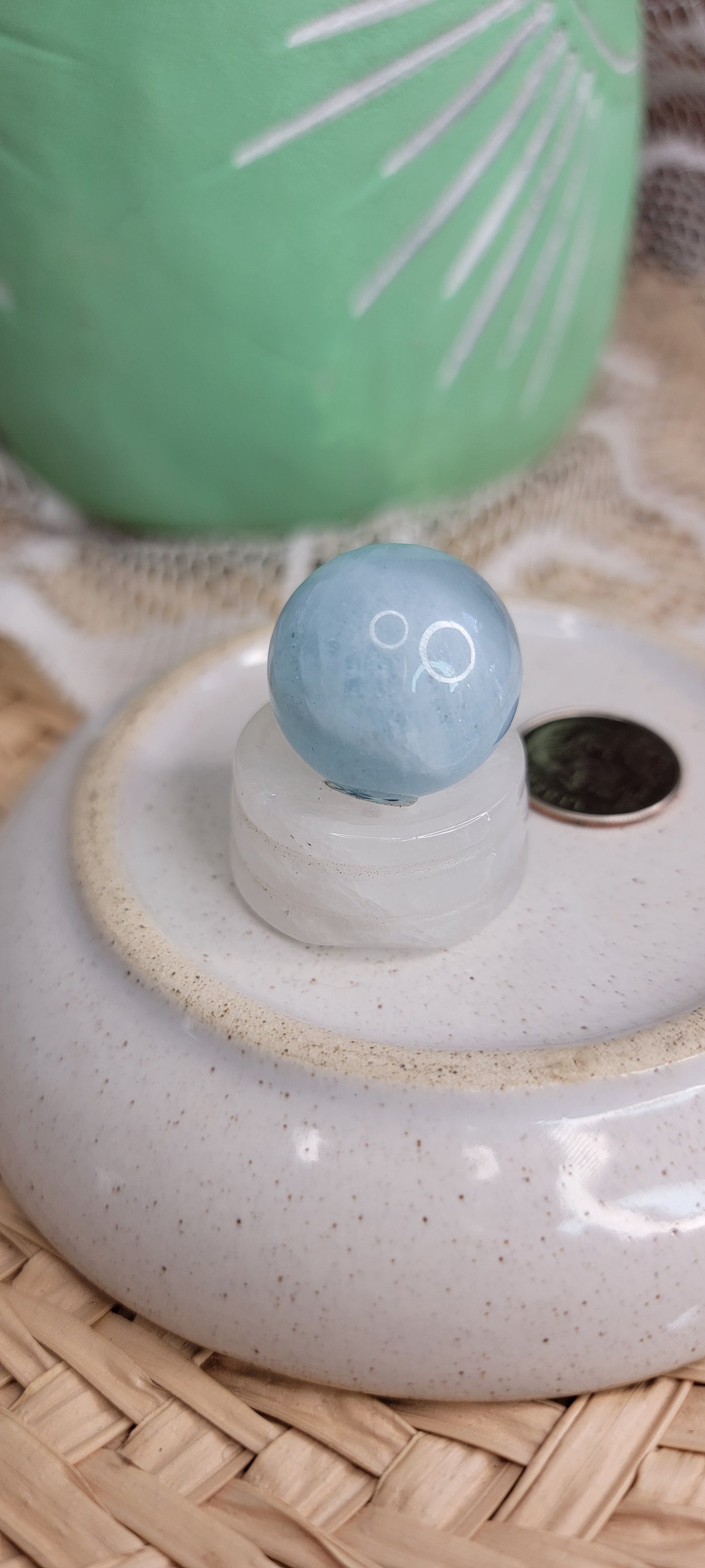Aquamarine Mini Sphere