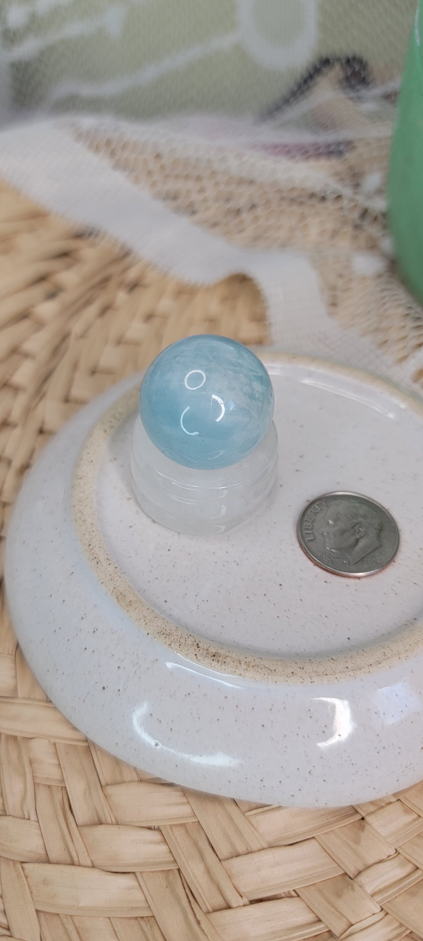 Aquamarine Mini Sphere