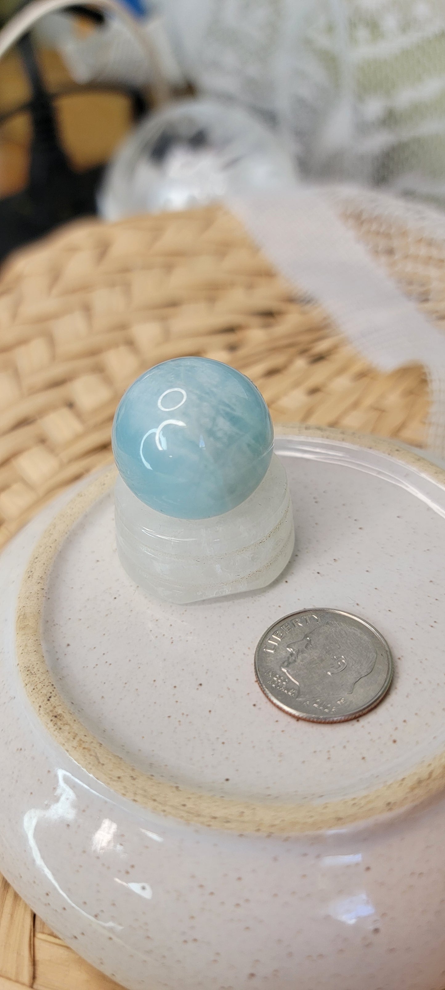 Aquamarine Mini Sphere