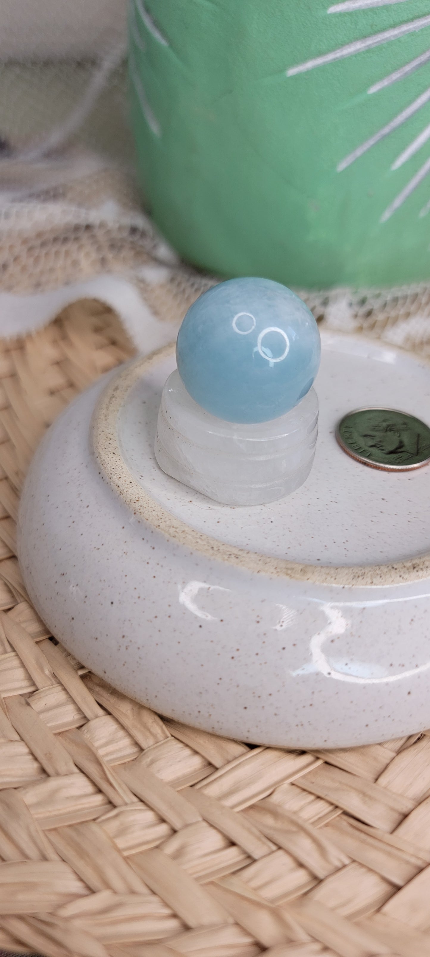 Aquamarine Mini Sphere