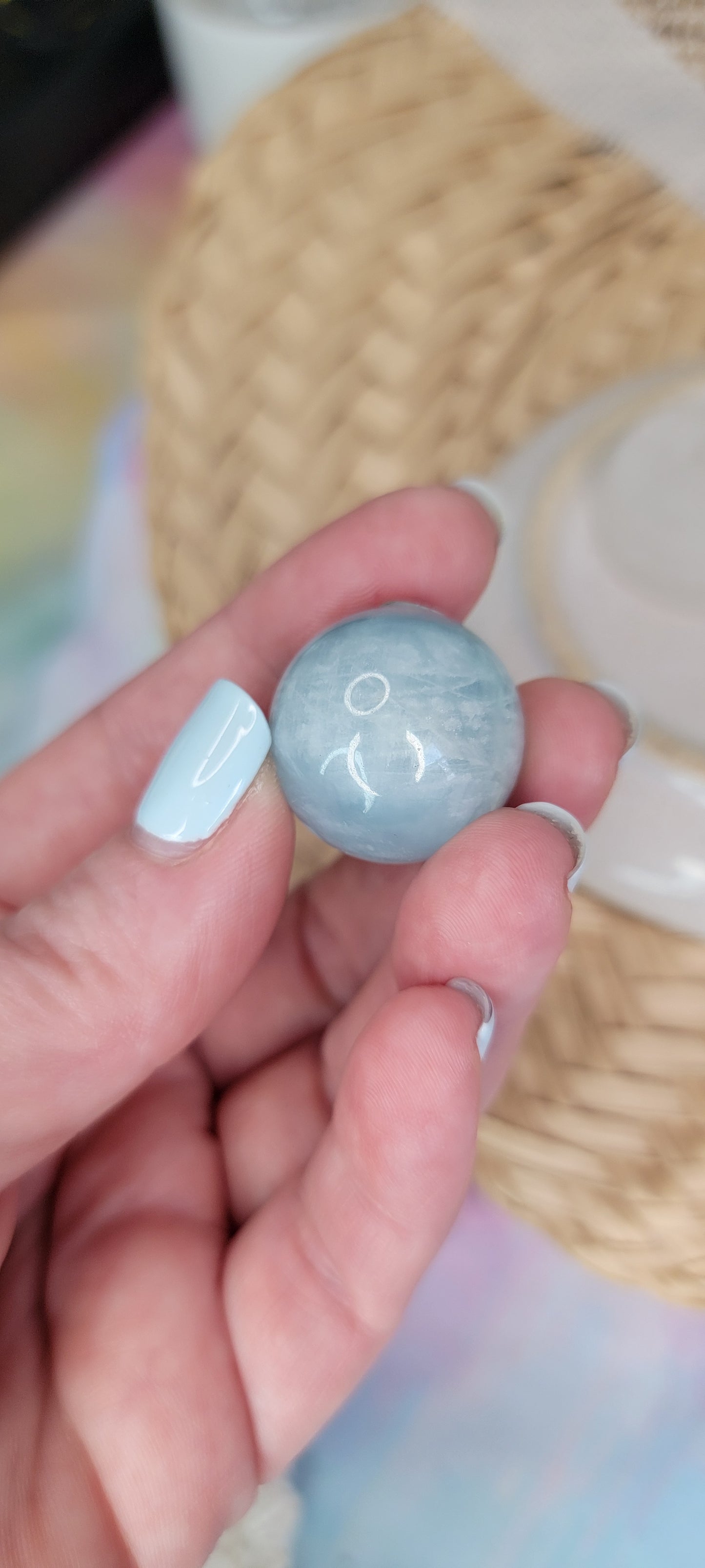 Aquamarine Mini Sphere
