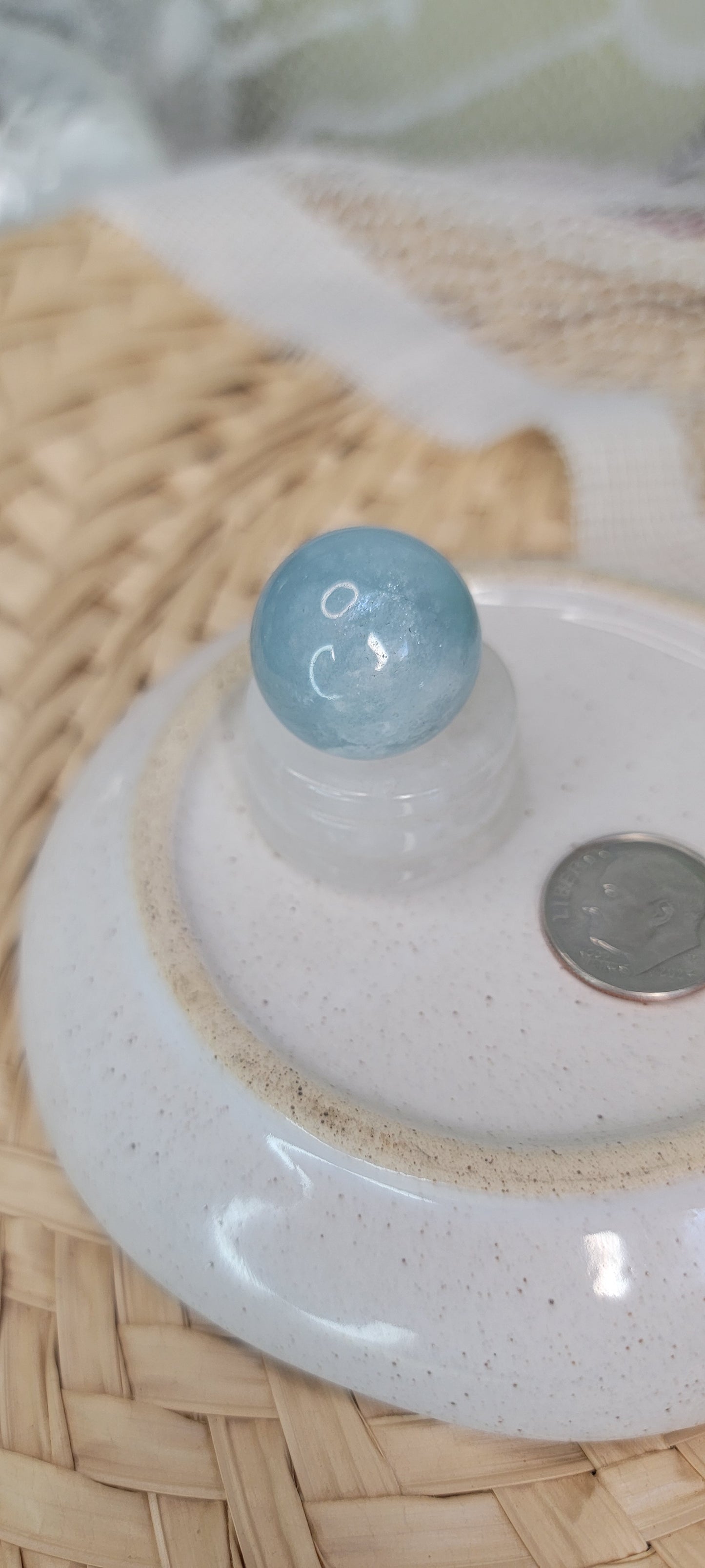 Aquamarine Mini Sphere