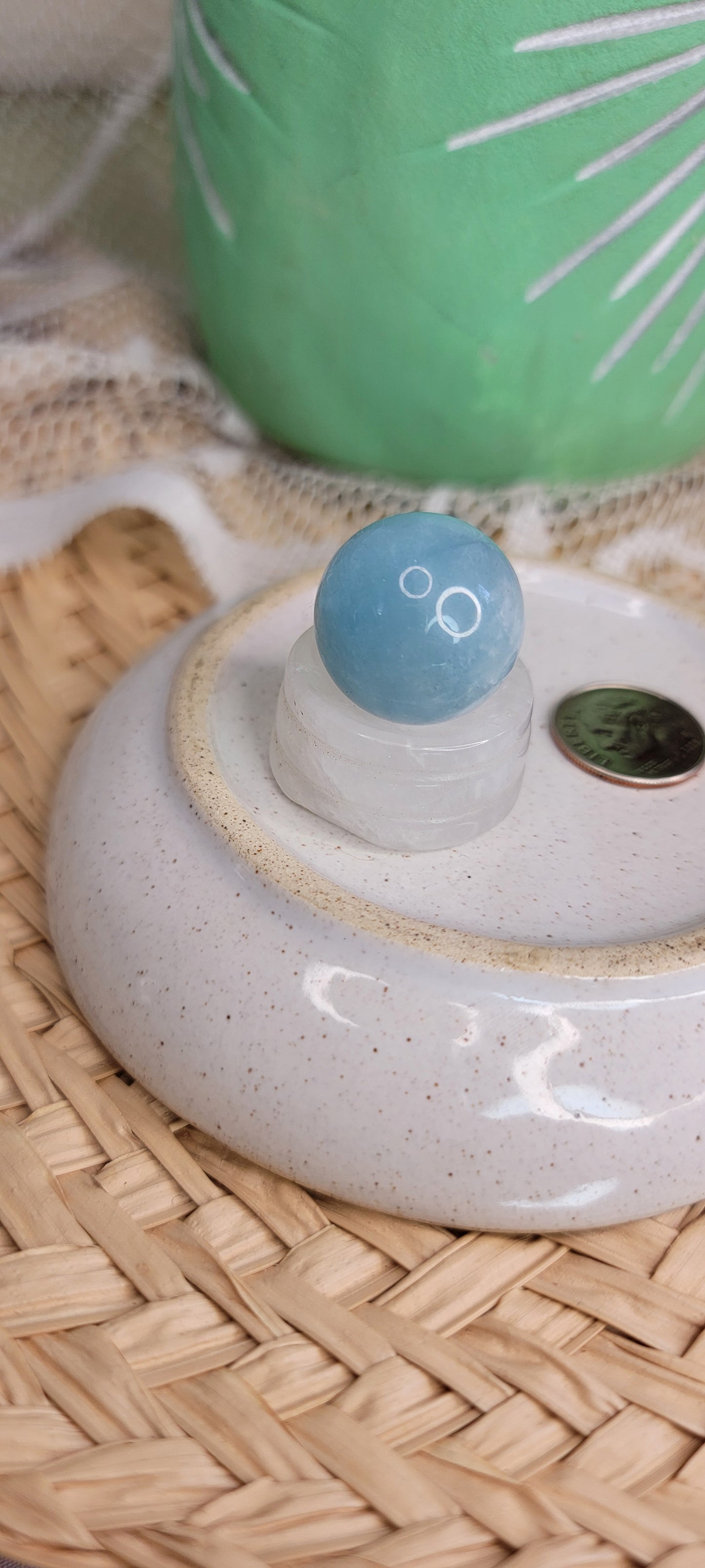 Aquamarine Mini Sphere