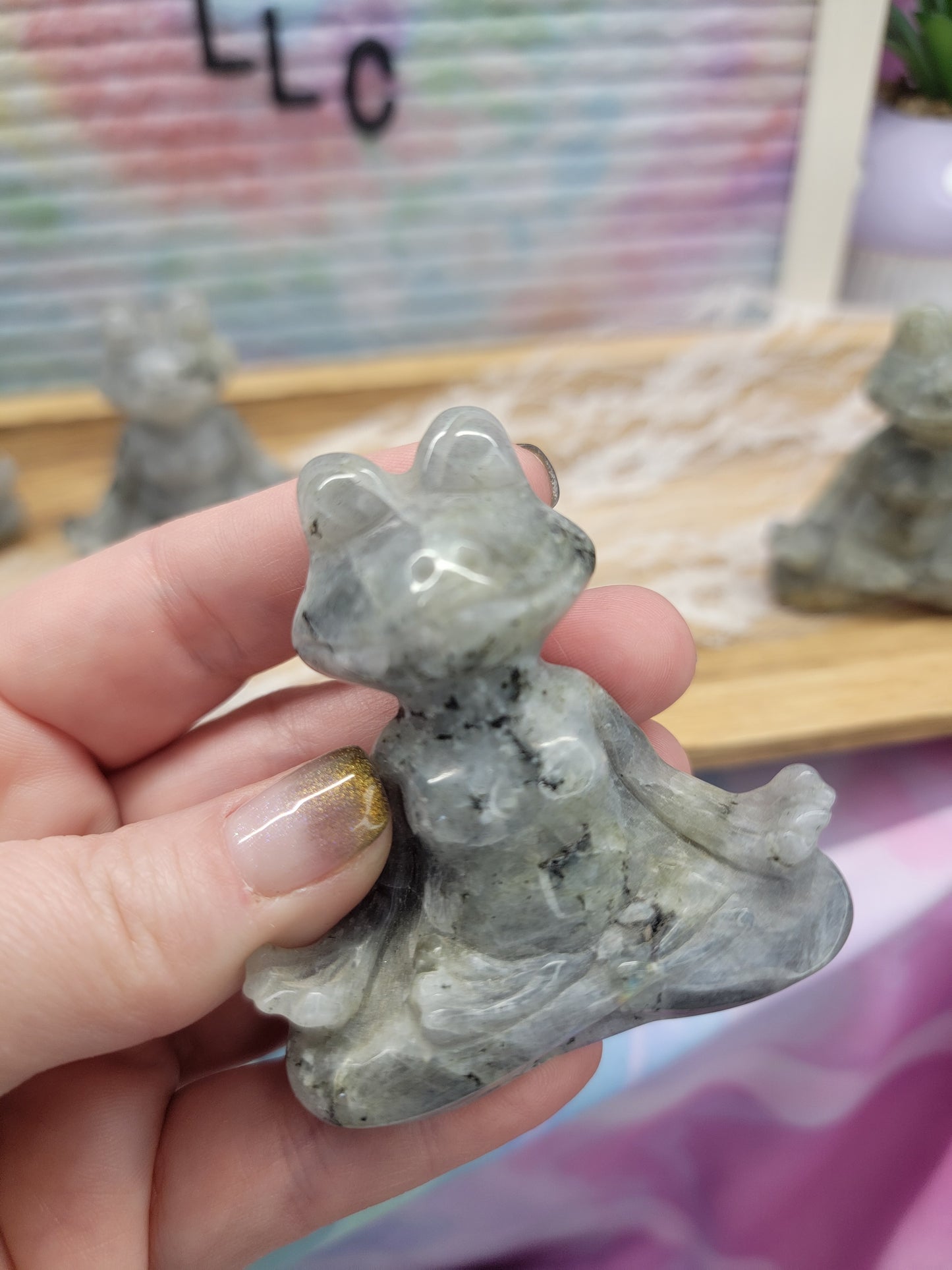 Labradorite Yoga Frogie