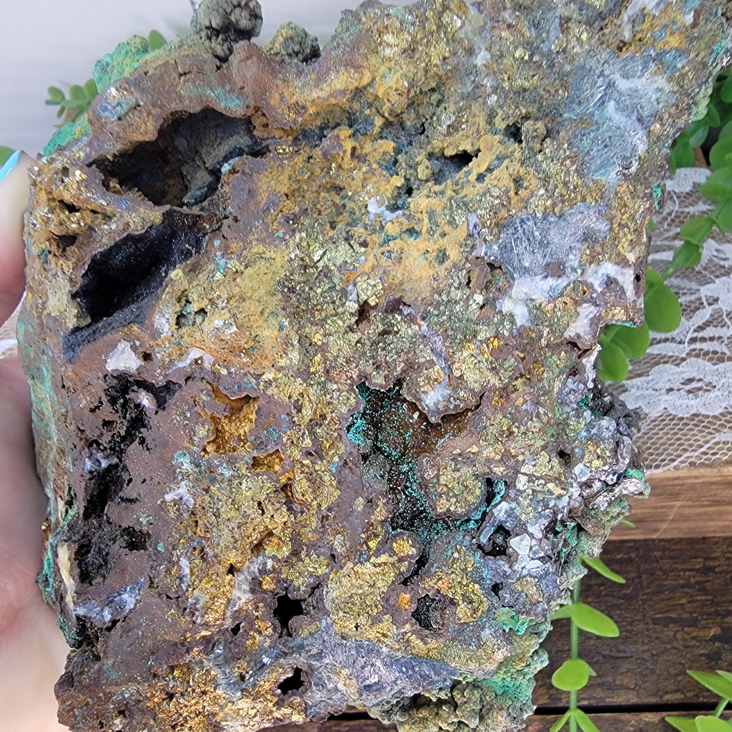 Rough Malachite Specimen