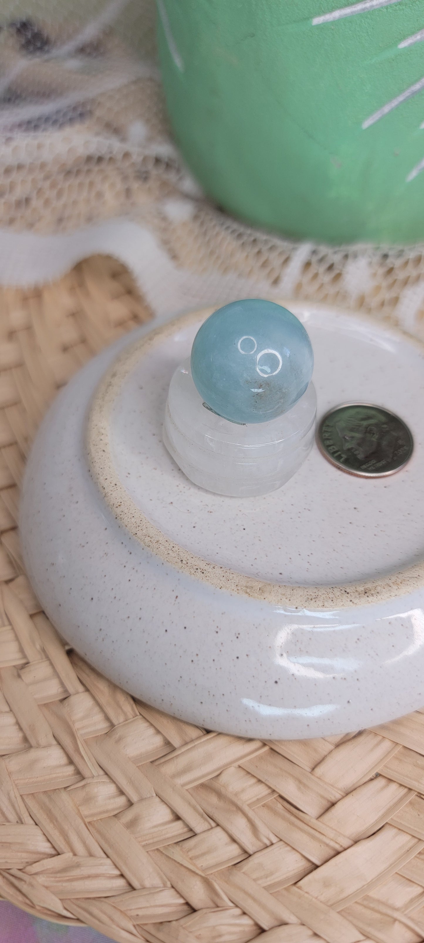 Aquamarine Mini Sphere