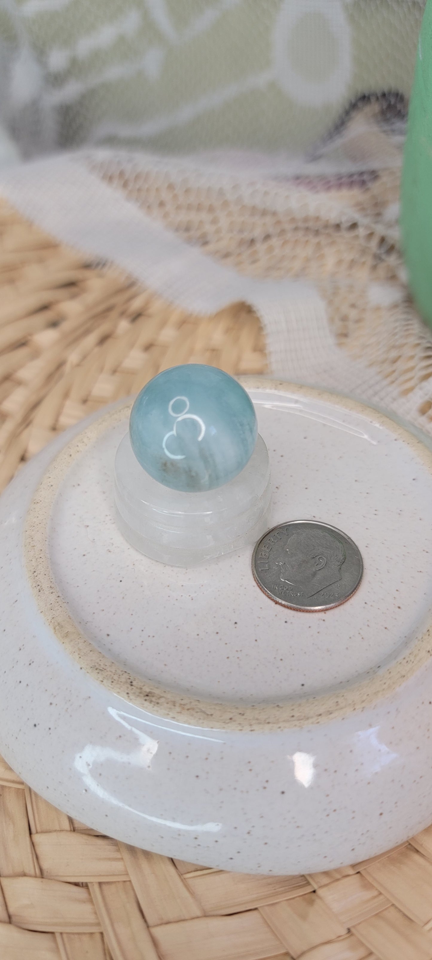 Aquamarine Mini Sphere