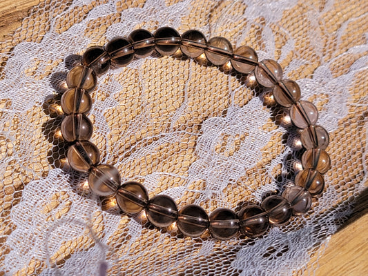 Smoky Quartz Stretchy Bracelet
