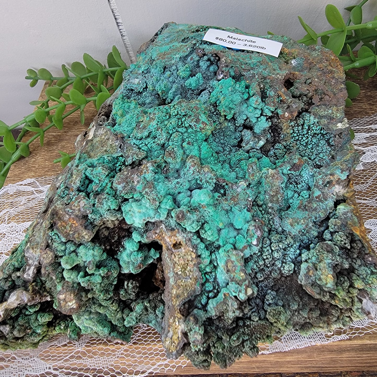 Rough Malachite Specimen