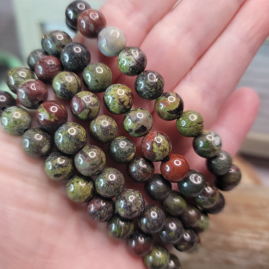 Dragon Blood Jasper Bracelet Bayside Treasures