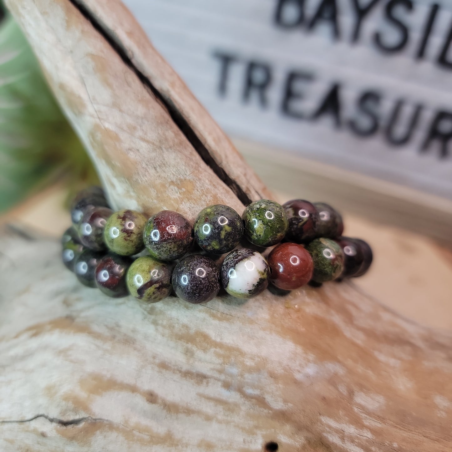 Dragon Blood Jasper Bracelet Bayside Treasures