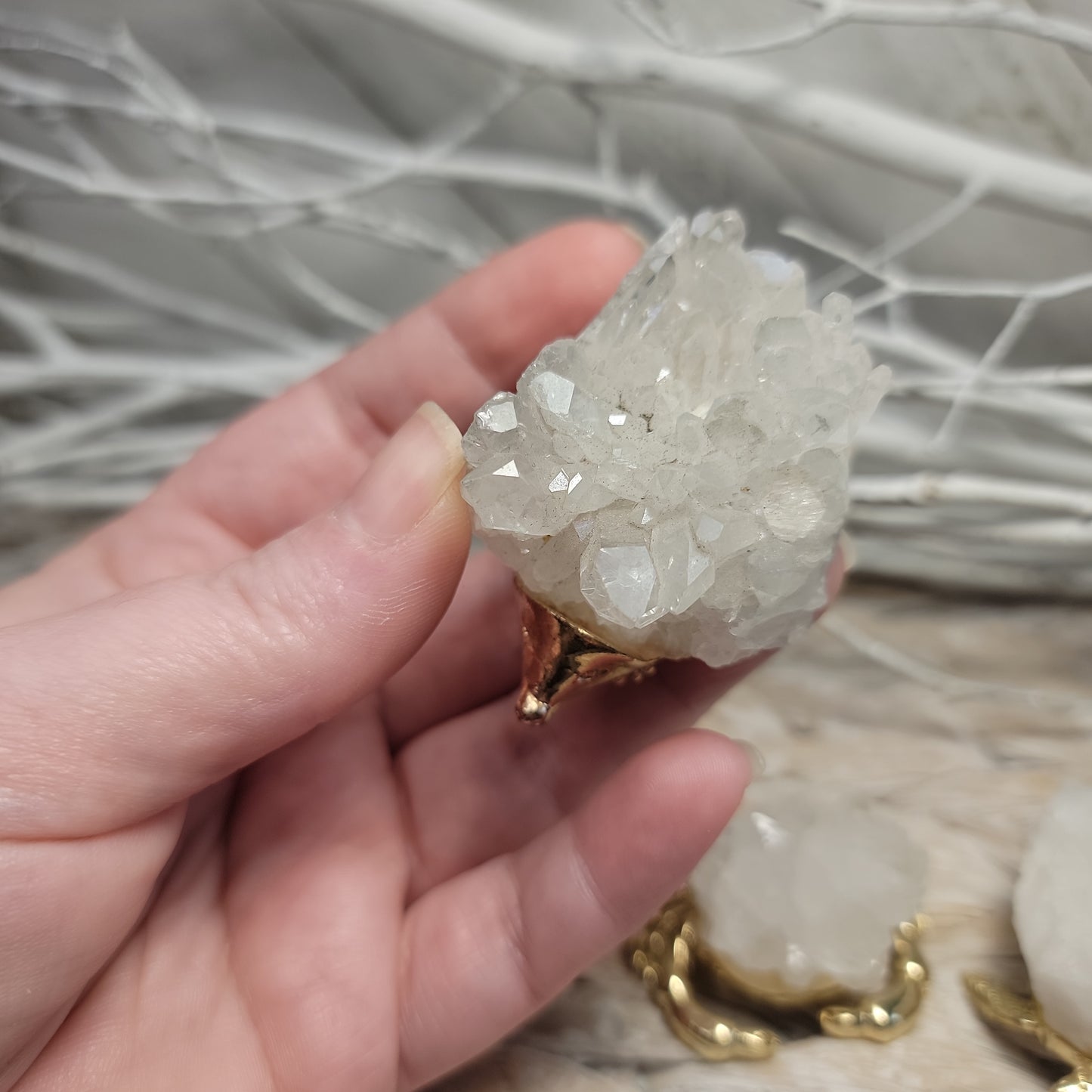 Clear Quartz Hedgehog cluster Bayside Treasures