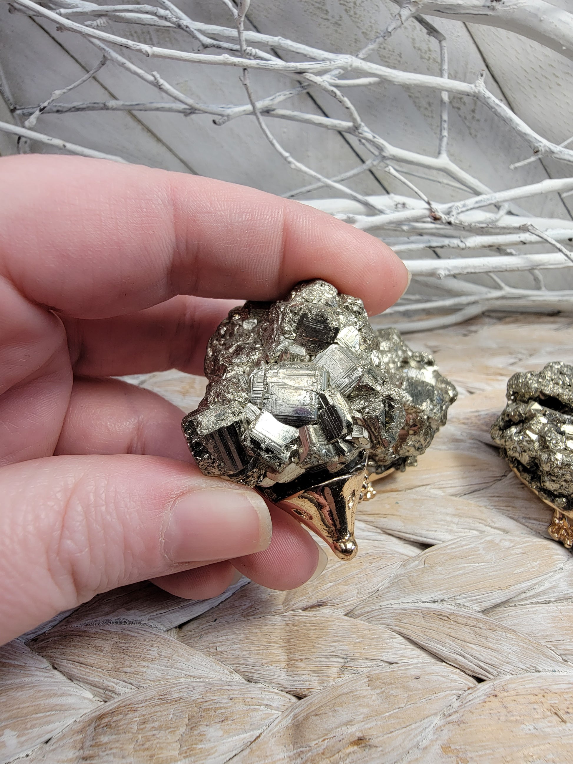 Pyrite Hedgehog Cluaters Bayside Treasures