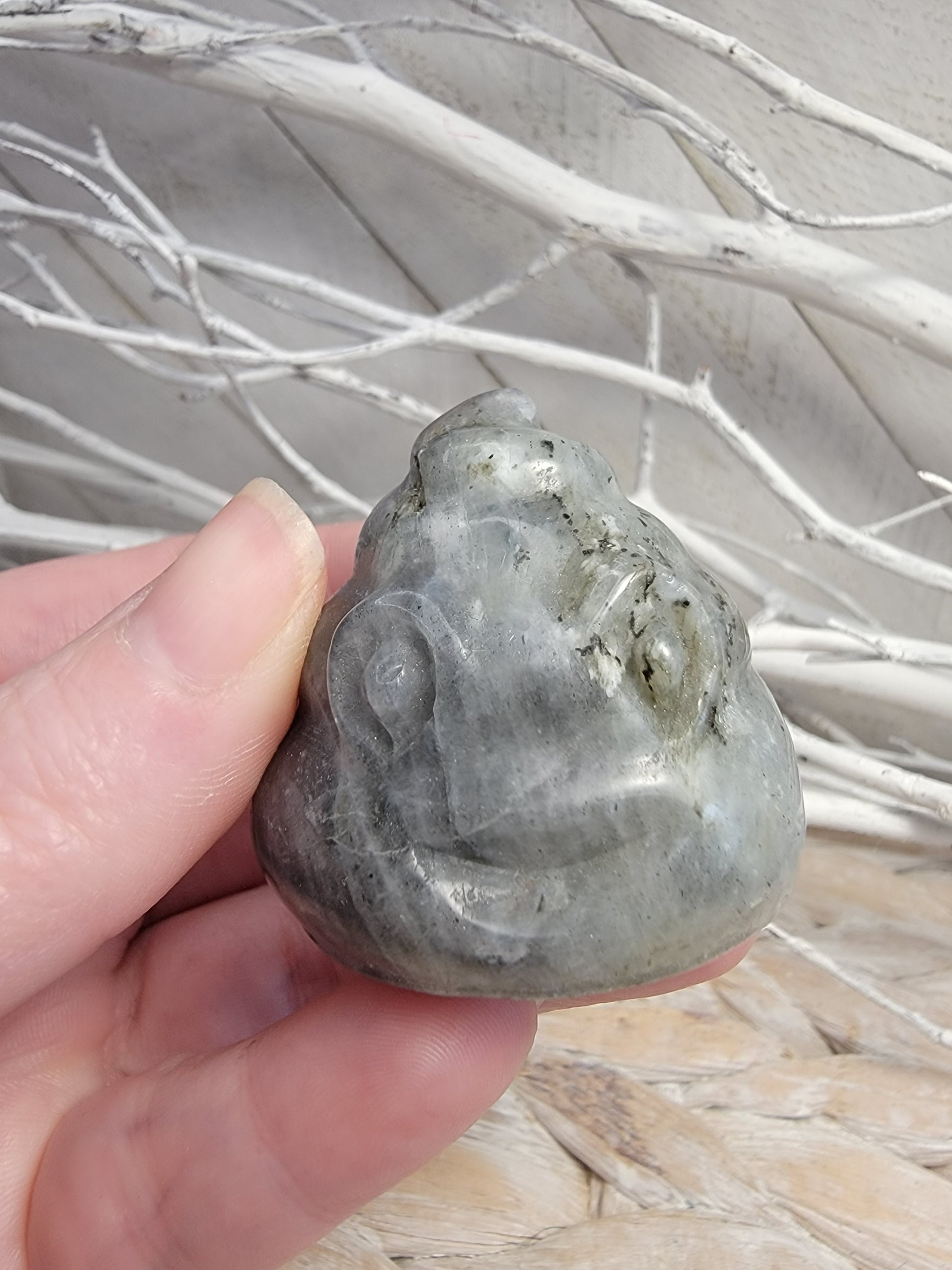 Labradorite Poop Emoji Carving Bayside Treasures